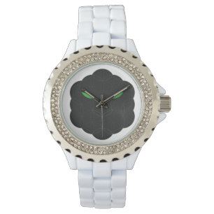 Montre Sacré Jaguar - Visage de la Vie, Noir.