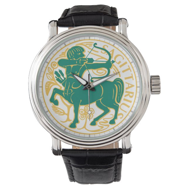 Montre Sagittaire Signe du Zodiaque (devant)