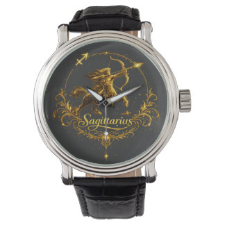 Montre Sagittaire Signe du zodiaque unique, signe stellai