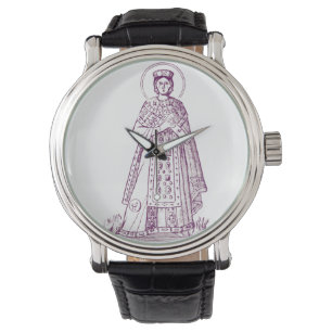 Montre Saint Agnes de Rome mosaïque grecque