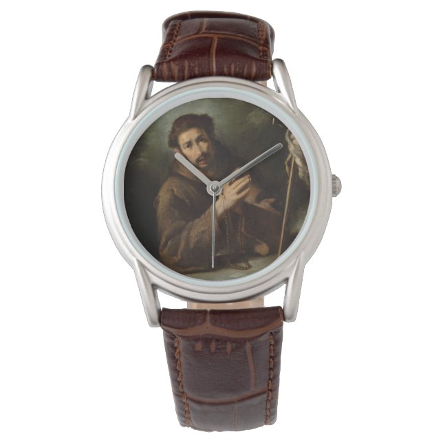 Montre Saint François dans la prière (foi chrétienne) (devant)
