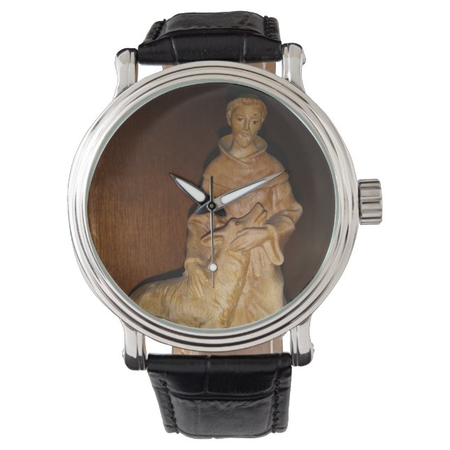 Montre Saint François Patron Saint des Animaux Montre-poi (devant)