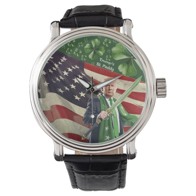 Montre Saint Paddy de Trump (devant)