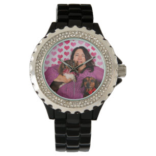Montre Saint-Valentin - Skippy et Zelda - teckels