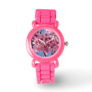 Montre Sakura Cherry Blossoms Red Stars
