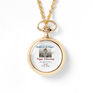 Montre Salutations à 10 ans heureux anniversaire ajouter 