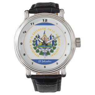 Montre Salvador Flag & El Salvador mode/design branché