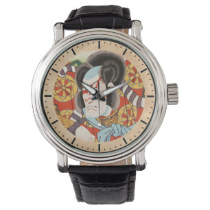 Montre Samouraïs vintages classiques Utagawa de kabuki