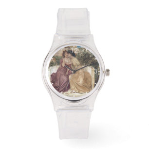 Montre Sappho et Erinna dans un jardin grec (Lesbian Love