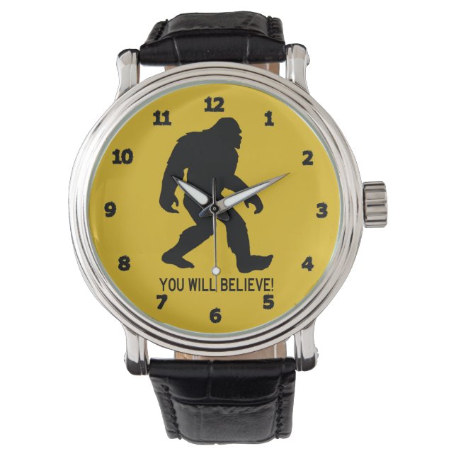 Montre Sasquatch (Bigfoot) Vous Croirez! (devant)