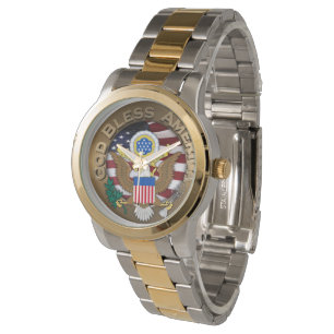 Montre Sceau des États-Unis d'Amérique - Dieu béni l'Amér