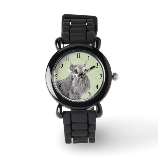 Montre Schnauzer (Giant, Standard) Peinture - Chien Art (Recto)