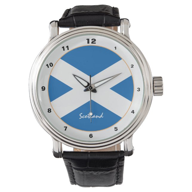 Montre Scottish Flag & Scotland tendance mode / design (devant)