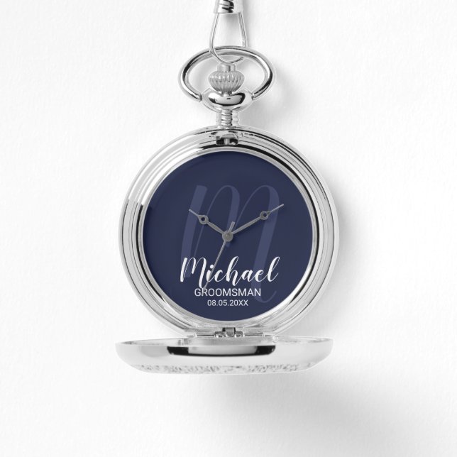 Montre Script moderne Salons personnalisés (Recto)