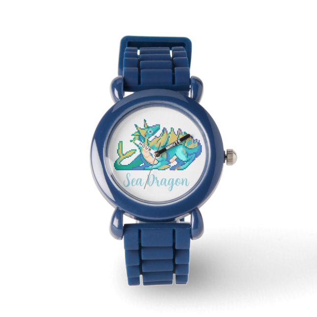 Montre Sea Dragon art pixel (Recto)