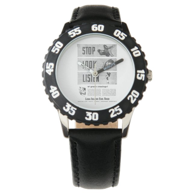Montre Sécurité ferroviaire de Long Island (devant)