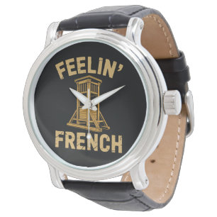 Montre Sentiment guillotine vintage français