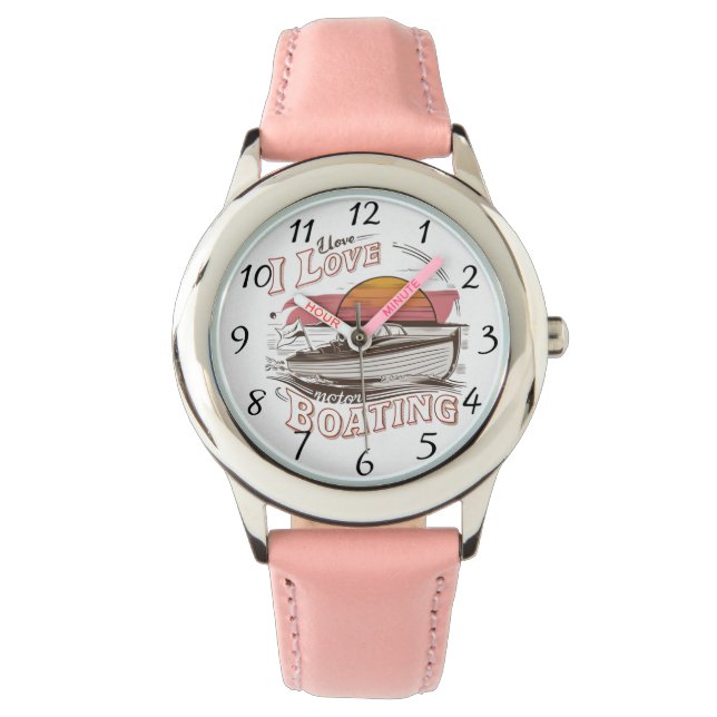 Montre Serene Waters : I Love Love Motor Boating (devant)