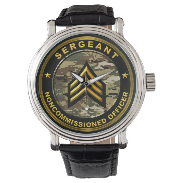 Montre Sergent Armée Sous-officier Porte - clé (devant)