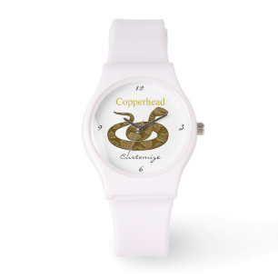 Montre Serpent à tête de cuivre enroulé Thunder_Cove