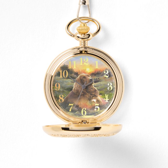 Montre Setter irlandais (Recto)