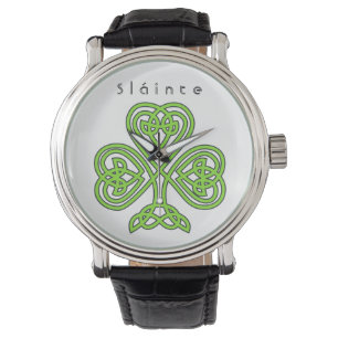 Montre Shamrock celte Saint Patrick's Day Sainte