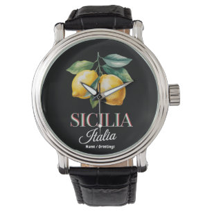 Montre Sicile Italie Fiers Citrons Italiens Frais Sicilie
