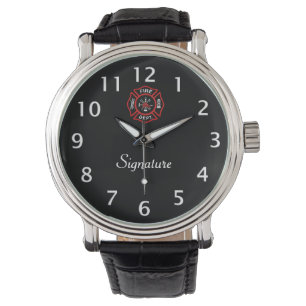 Montre Signature de sapeur-pompier