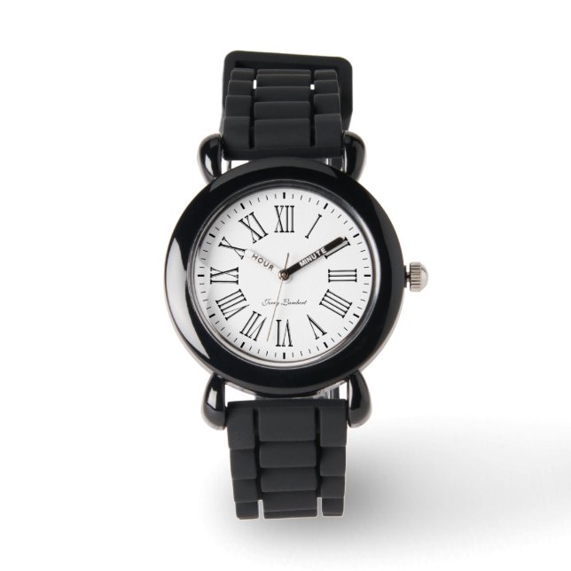 Montre Signature Roman White (Recto)