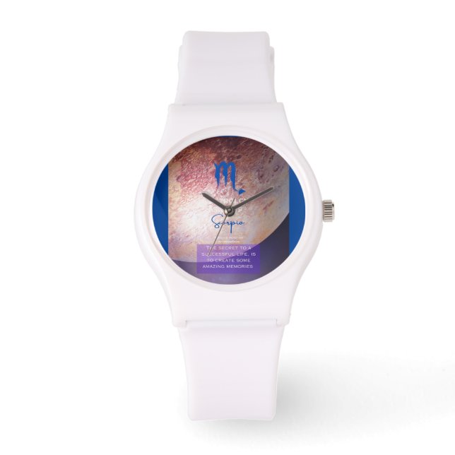Montre Signe d'astrologie de Scorpio (Recto)