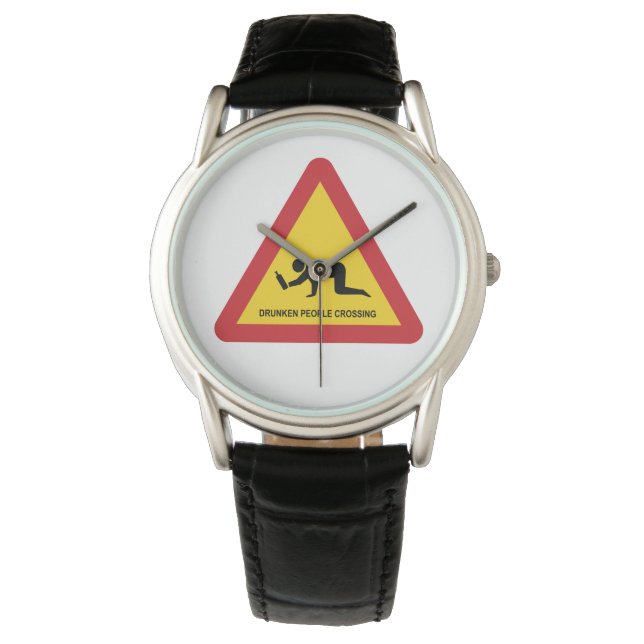 MONTRE SIGNE DE TRAFIC DES PERSONNES BLANCHISES (devant)