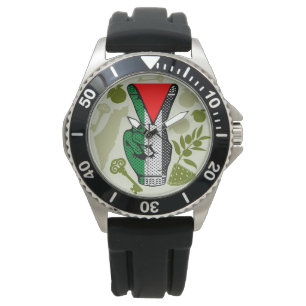 Montre Signe de victoire à la main Résistance Symbole du