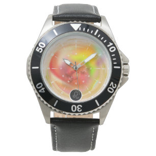 Montre Signe moderne Zodiac Leo Citation   Élément incend