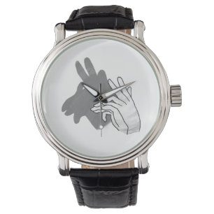 Montre Silhouette à la main Billy Goat Grey