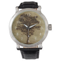 Silhouette d'arbre sur Arrière - plan de bronze