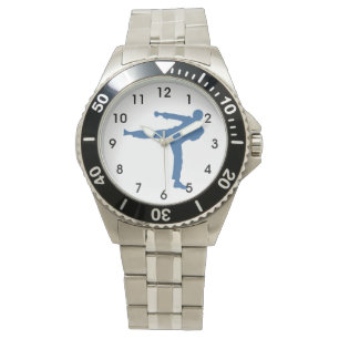 Montre Silhouette d'arts martiaux
