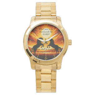 Montre silhouette de Black Stallone