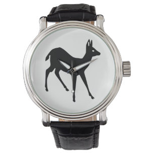 Montre Silhouette de cerf