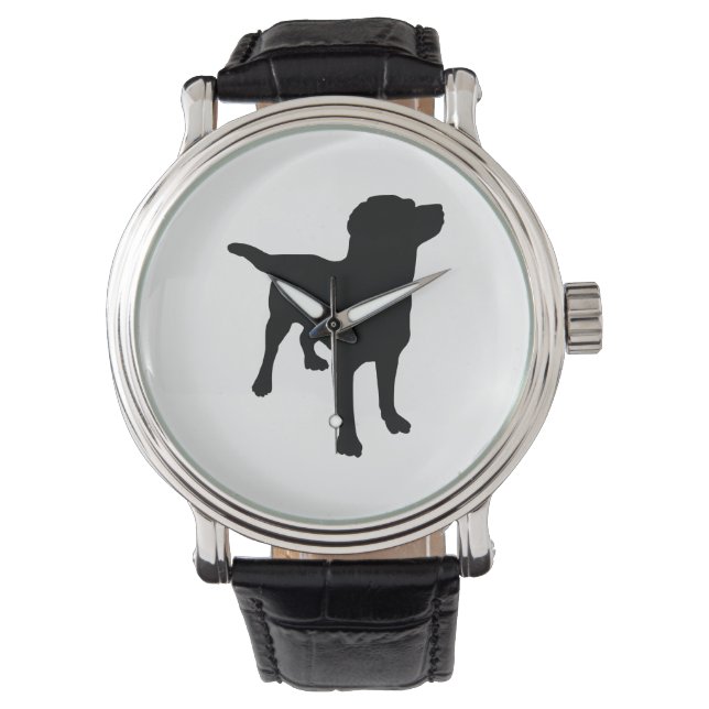 Montre Silhouette de chien (devant)