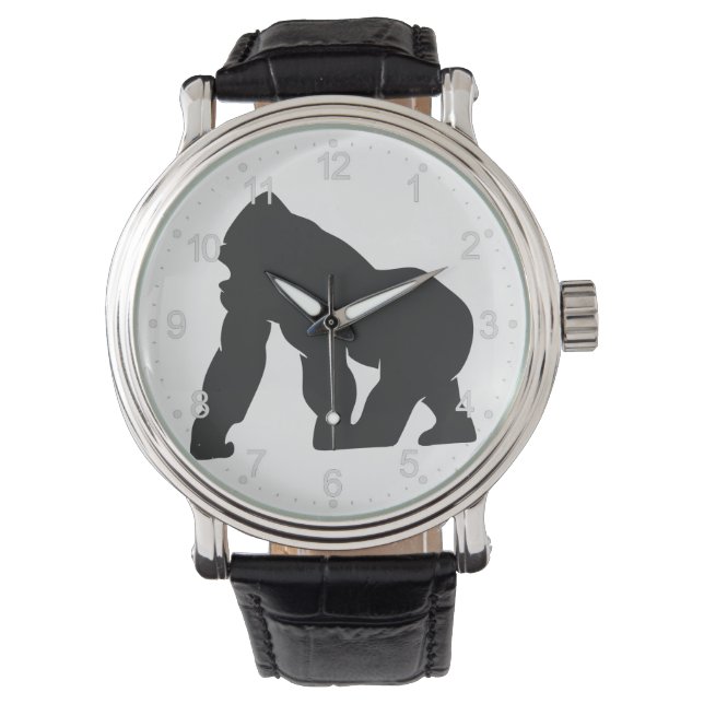 Montre Silhouette de Gorille (devant)