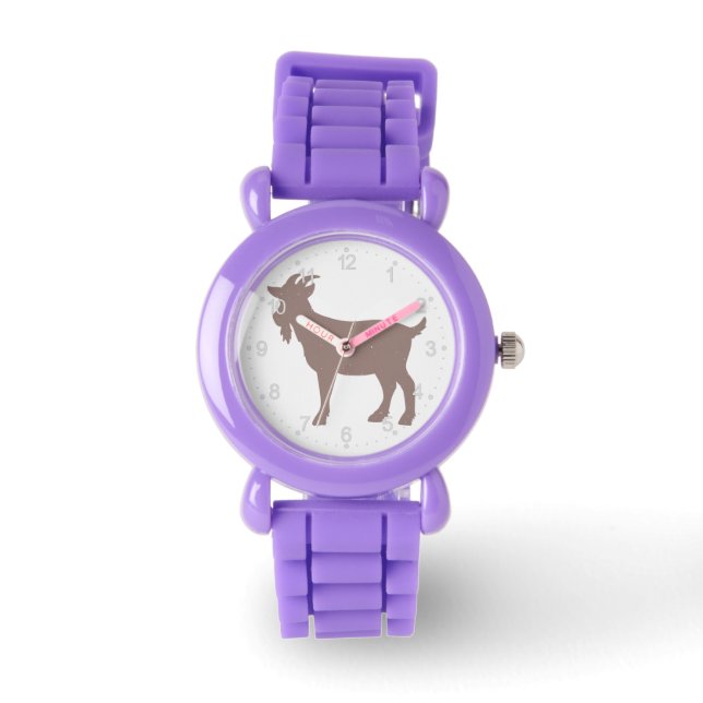 Montre silhouette de la ferme de chèvres (Recto)