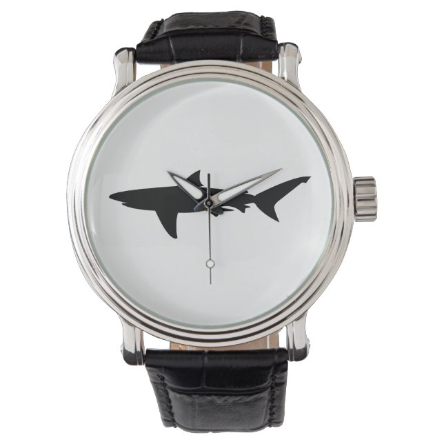 Montre Silhouette de requin (devant)