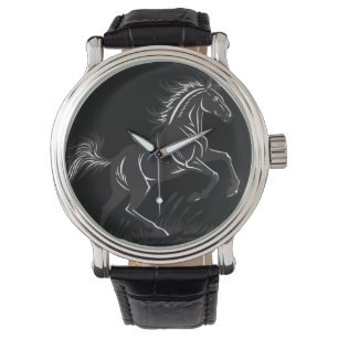 Montre Silhouette du cheval d'élevage
