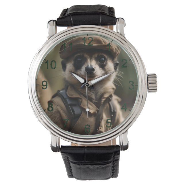 Montre Silvester de salut le Meerkat : un conte de vétéra (devant)