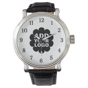 Montre Simple Minimal Ajoutez votre logo d'entreprise pro