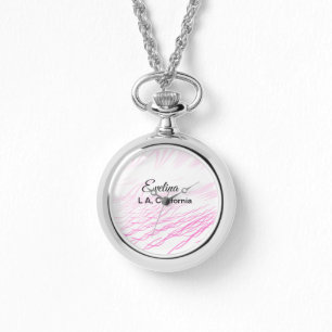 Montre Simple minimum ajouter votre nom texte place ville