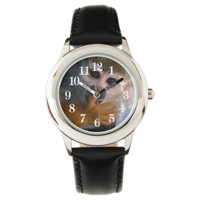 Montre Singe Bébé mignon Secouru (devant)