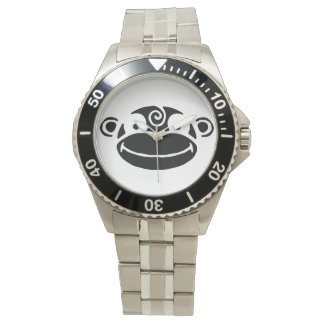 Montre Singe noir et blanc