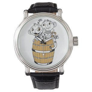 Montre Singe tribal de la caricature