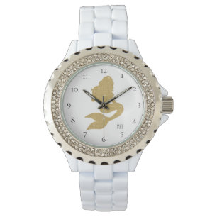 Montre Sirène à la mode de parties scintillantes de l'o